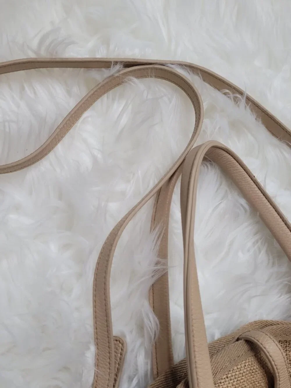 Who What Wear 100%‎ Jute Woven Tan Round Crossbody Purse Bag Resortwear Beach
